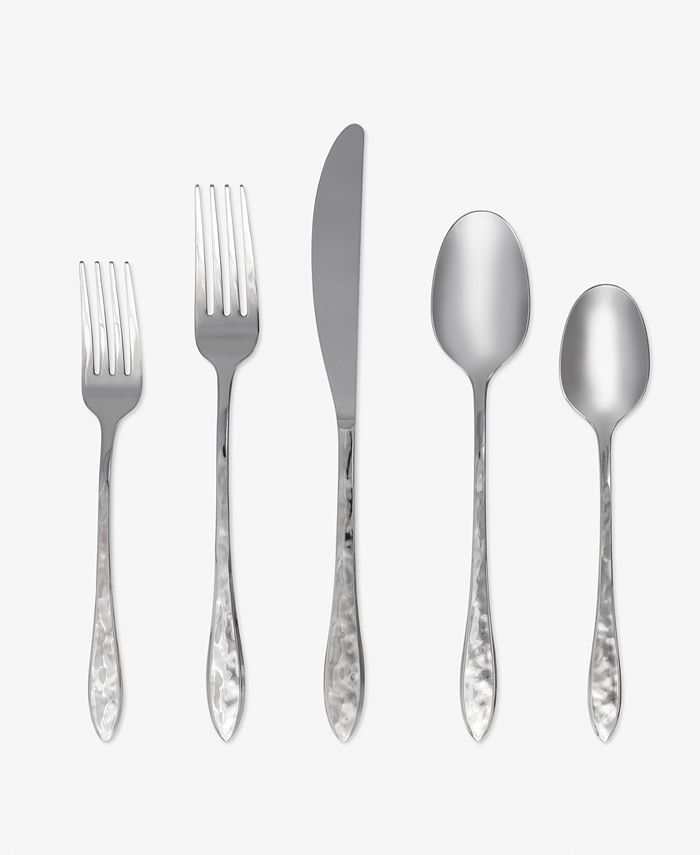 Cambridge Silversmiths Devyn Textured Mirror 20Piece 18/10 Stainless