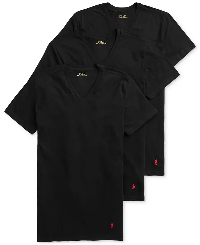 Men's 3-Pack Slim Fit V-Neck Undershirts