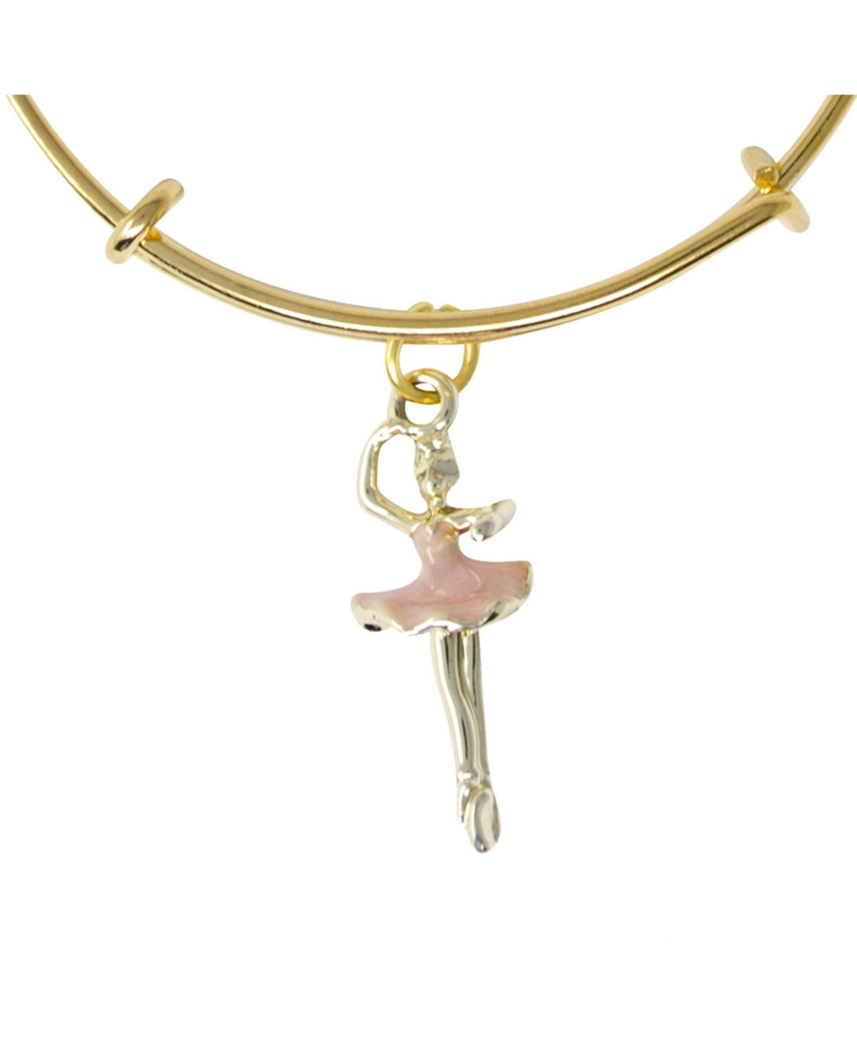 Zomi Gems BallerinaBangle Bracelet for Girls - Gold