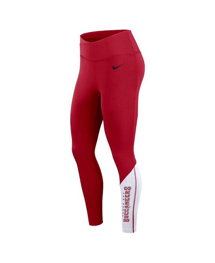 Nike Women's Red and White Tampa Bay Buccaneers 7/8 Performance
