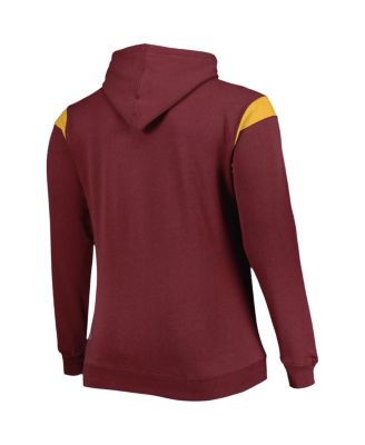 Men's  Burgundy Washington Commanders Big and Tall Call the Shots Pullover Hoodie