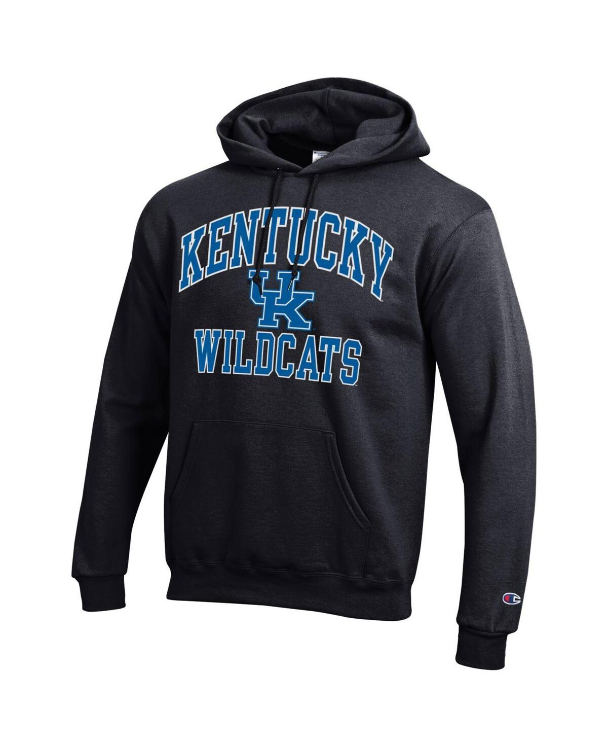 Champion Men's  Black Kentucky Wildcats High Motor Pullover Hoodie In Black