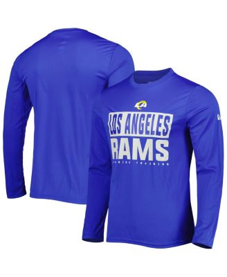 Men's New Era Royal Los Angeles Rams Current Day Long Sleeve Hoodie T-Shirt