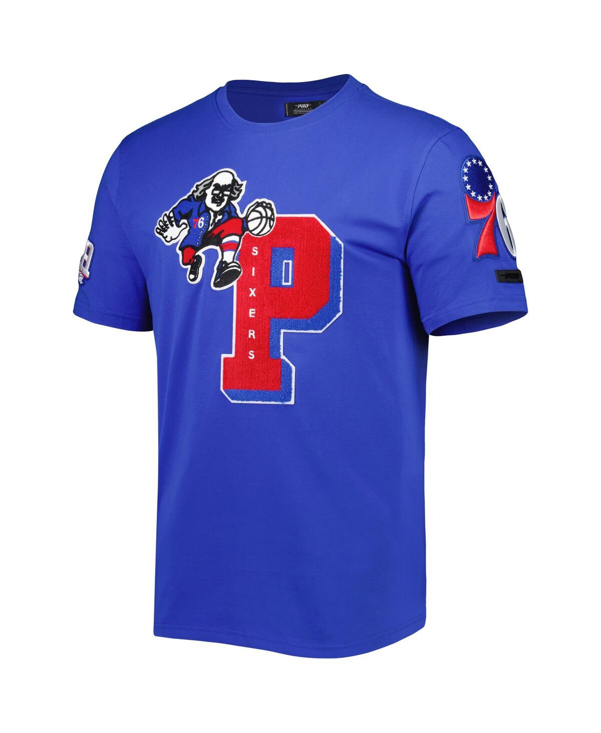 Shop Pro Standard Men's  Royal Philadelphia 76ers Mash Up Capsule T-shirt