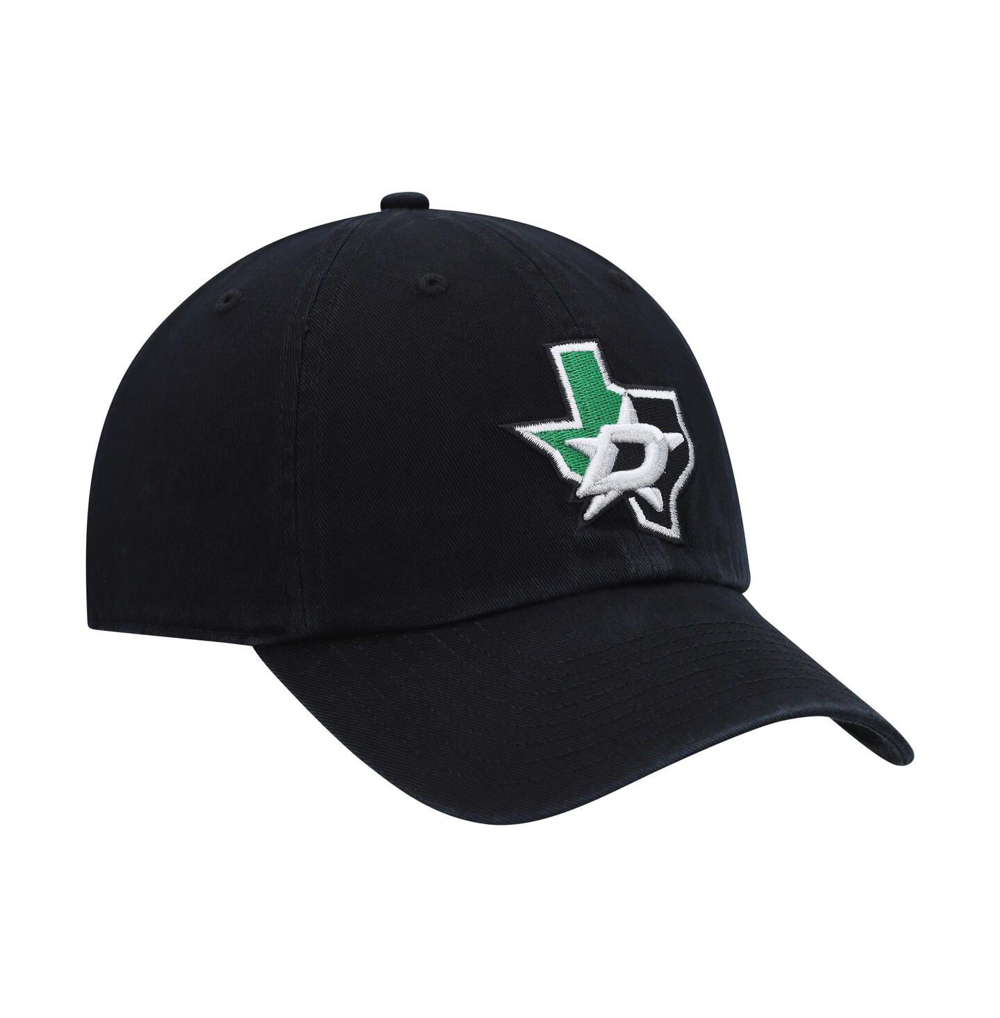 Мужская кепка '47 Brand Black Dallas Stars Clean Up Adjustable Hat — фото 3