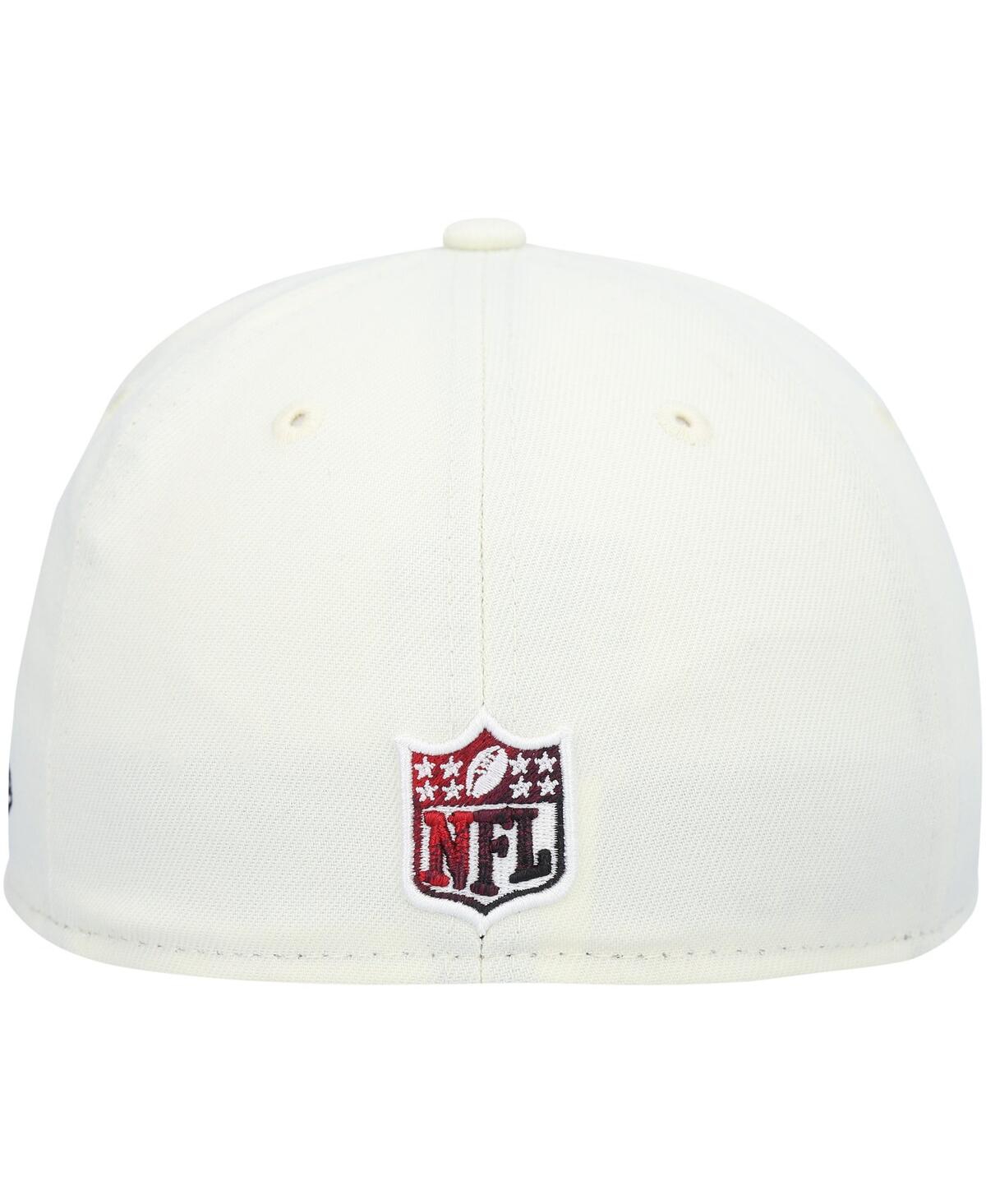 Men's New EraArizona Cardinals Chrome Color Dim 59FIFTY Fitted Hat - Cream