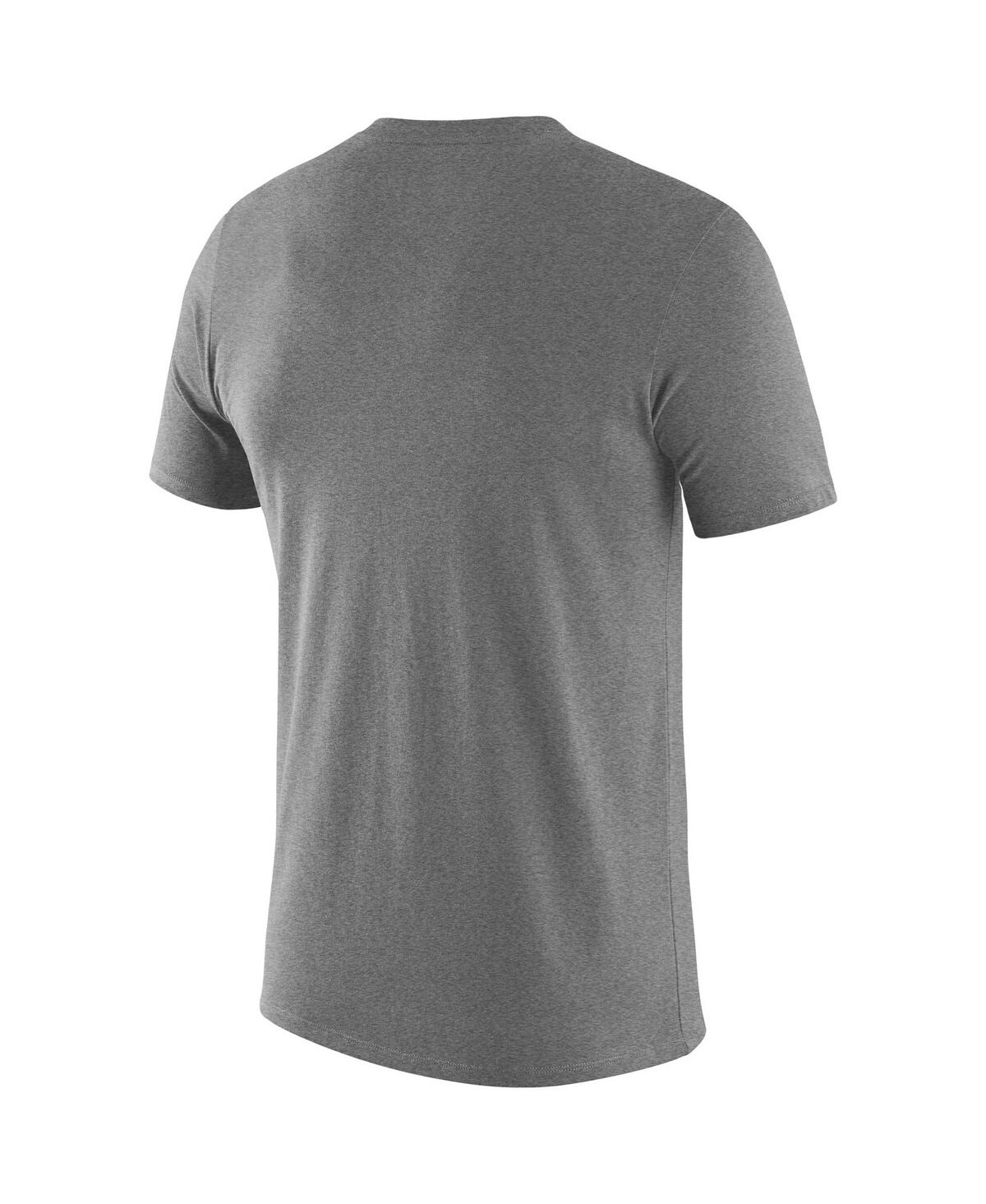Men's NikeWest Virginia Mountaineers Retro Football Lockup Legend Performance T-shirt - Heathered Gray