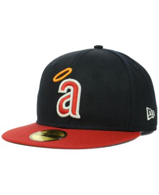 New Era Los Angeles Angels of Anaheim MLB Cooperstown 59FIFTY Cap - Macy's