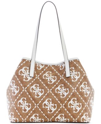GUESS - Vikky Medium 4G Basique Monogram Logo Tote Bag
