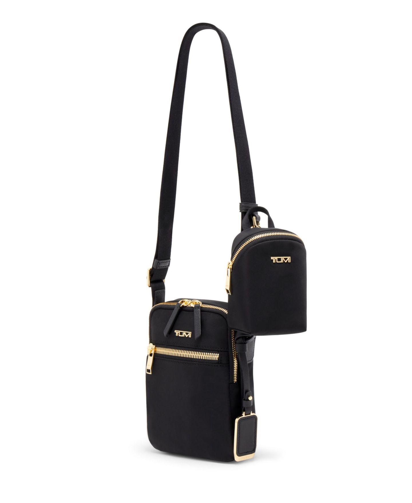Женская сумка TUMI Voyageur Persia Crossbody, цвет: Чёрный / Золотой — фото 4