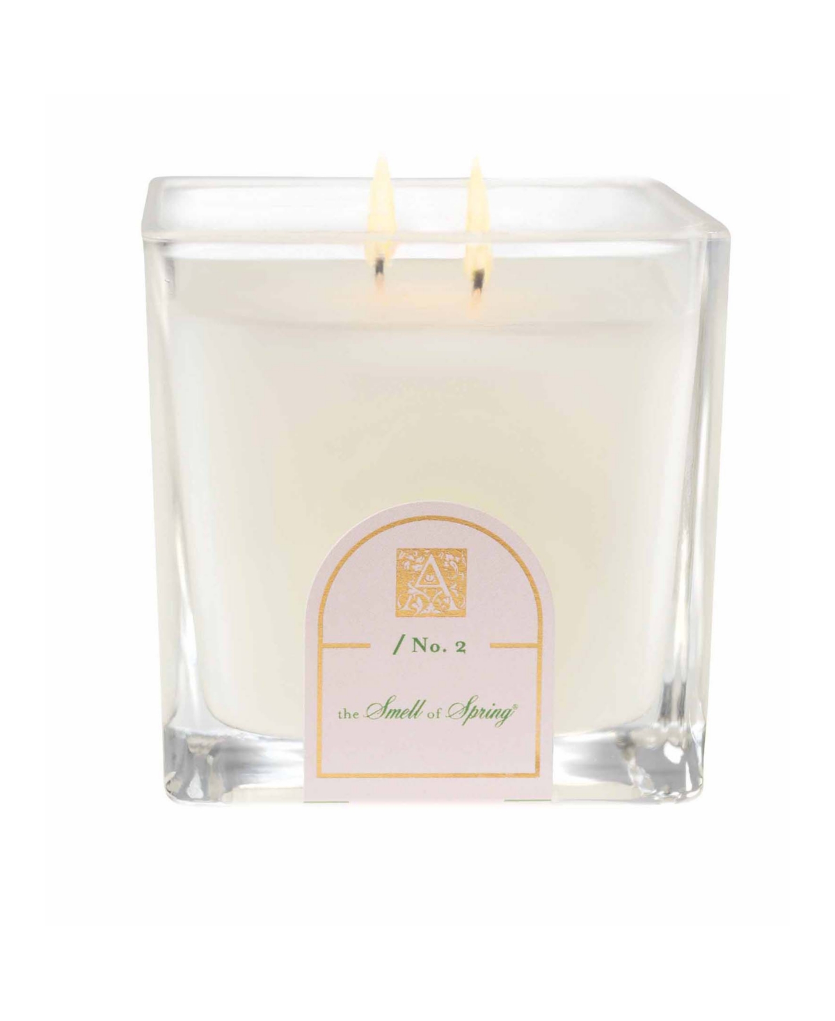 The Smell of Spring 12-oz. Medium Cube Candle - White