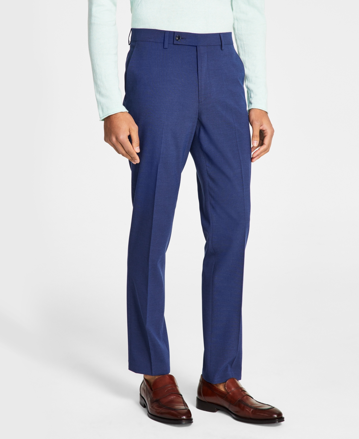 Ben Sherman Men's Skinny-fit Stretch Suit Pants In Navy Solid