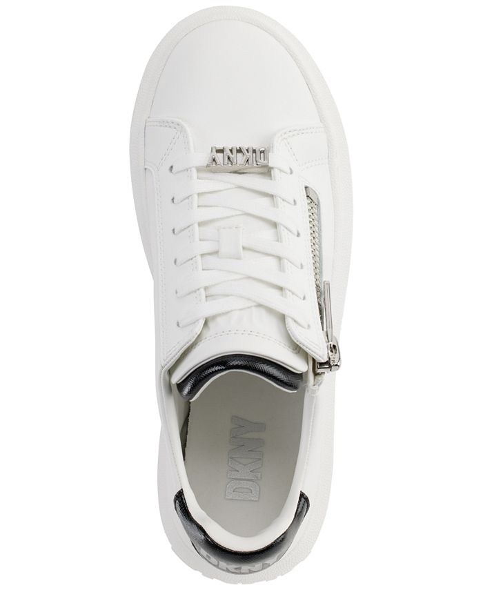 DKNY Women's Matti LaceUp Zip Sneakers Macy's