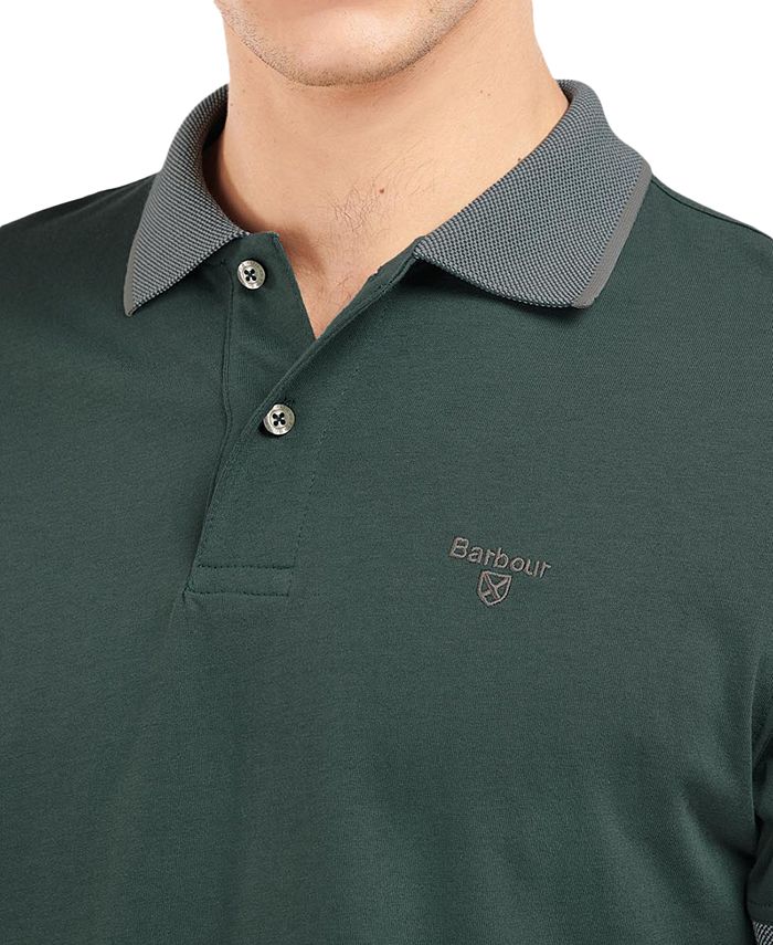 Barbour Men's Cornsay Contrast-Trim Short Sleeve Polo Shirt & Reviews ...