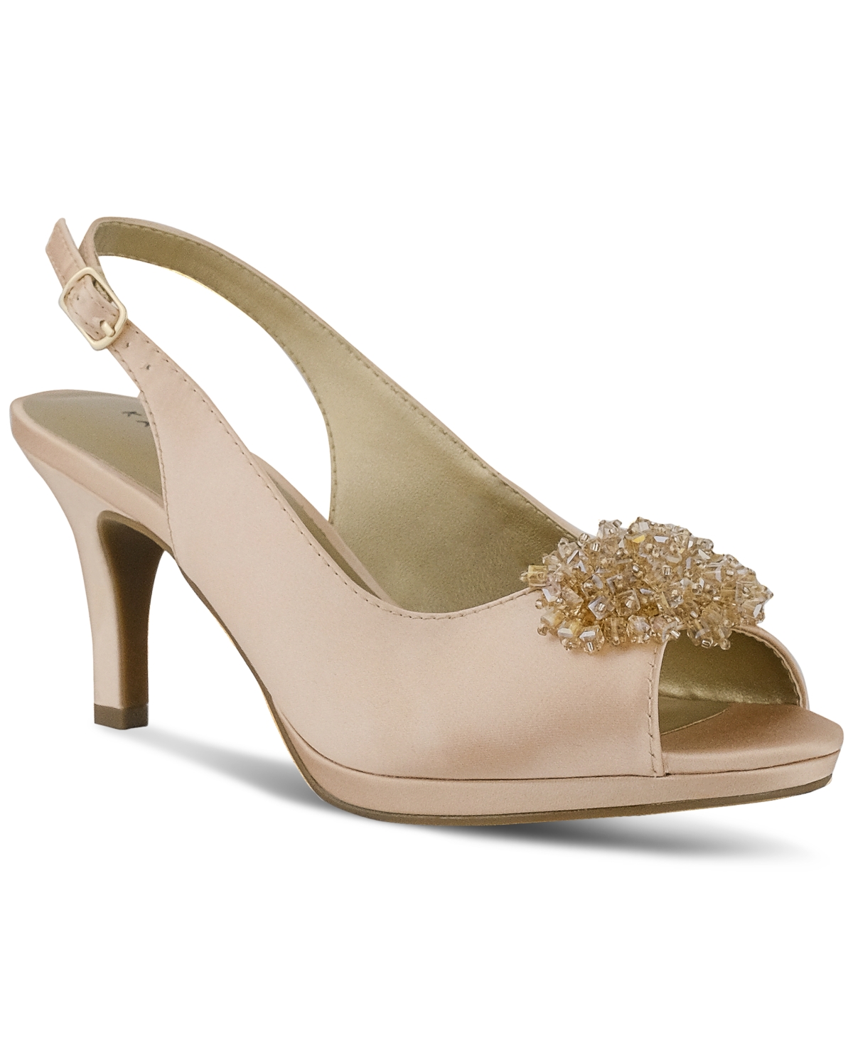 Macy's sales champagne shoes