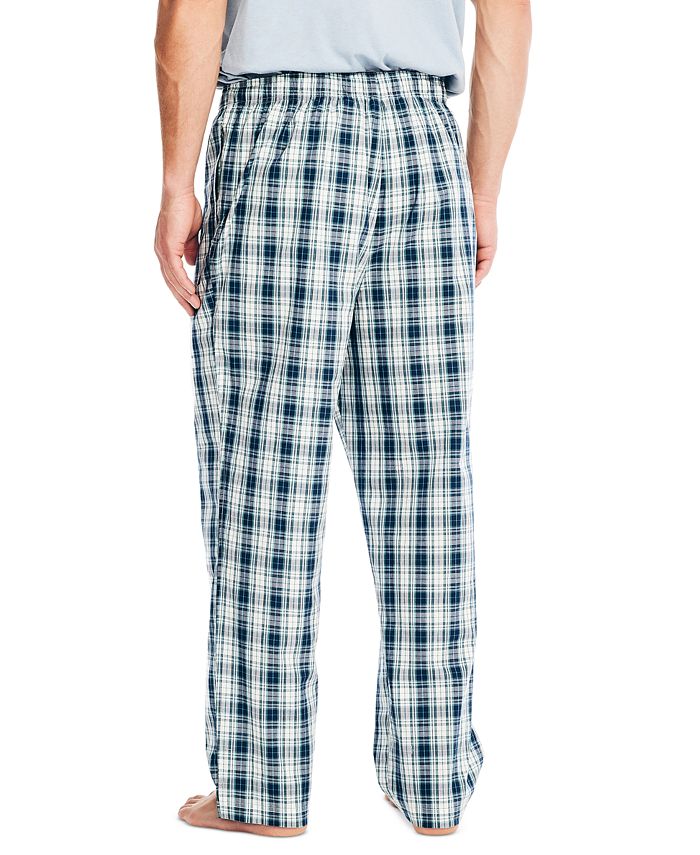 Nautica Men's ClassicFit PlaidPrint Poplin Sleep Pants & Reviews