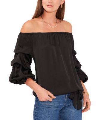 Vince Camuto - Women's Off-the-Shoulder Balloon-Sleeve Blouse