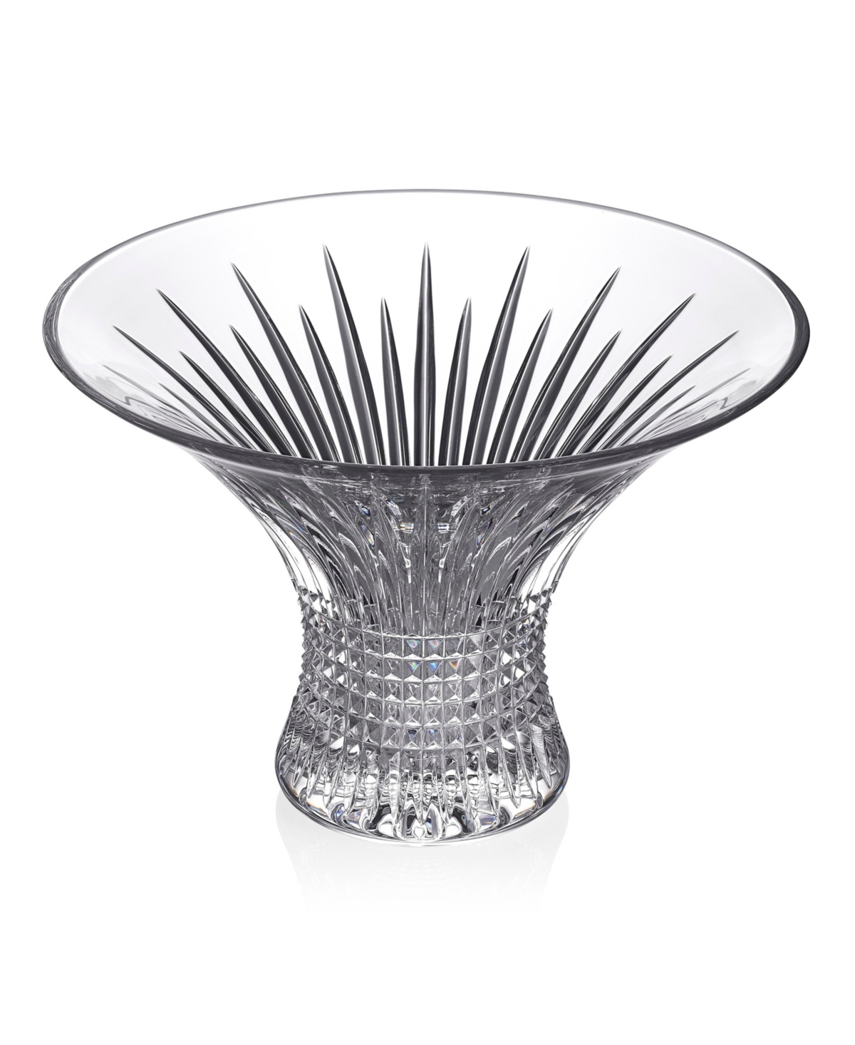 Waterford Lismore Diamond Centerpiece Bowl, 12" In Clear
