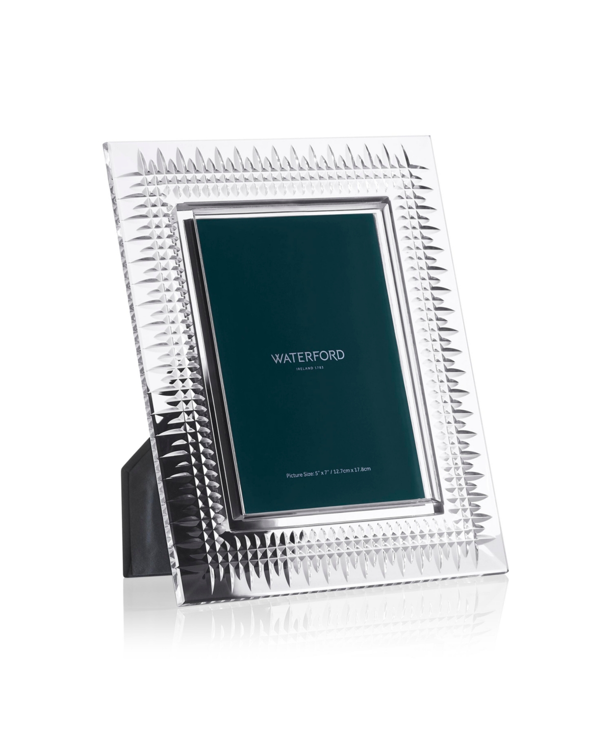 Waterford Lismore Diamond Picture Frame, 5x7" In Clear