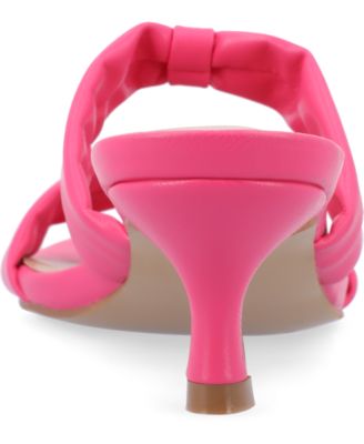 Women's Dyllan Double Strap Kitten Heel Dress Sandals