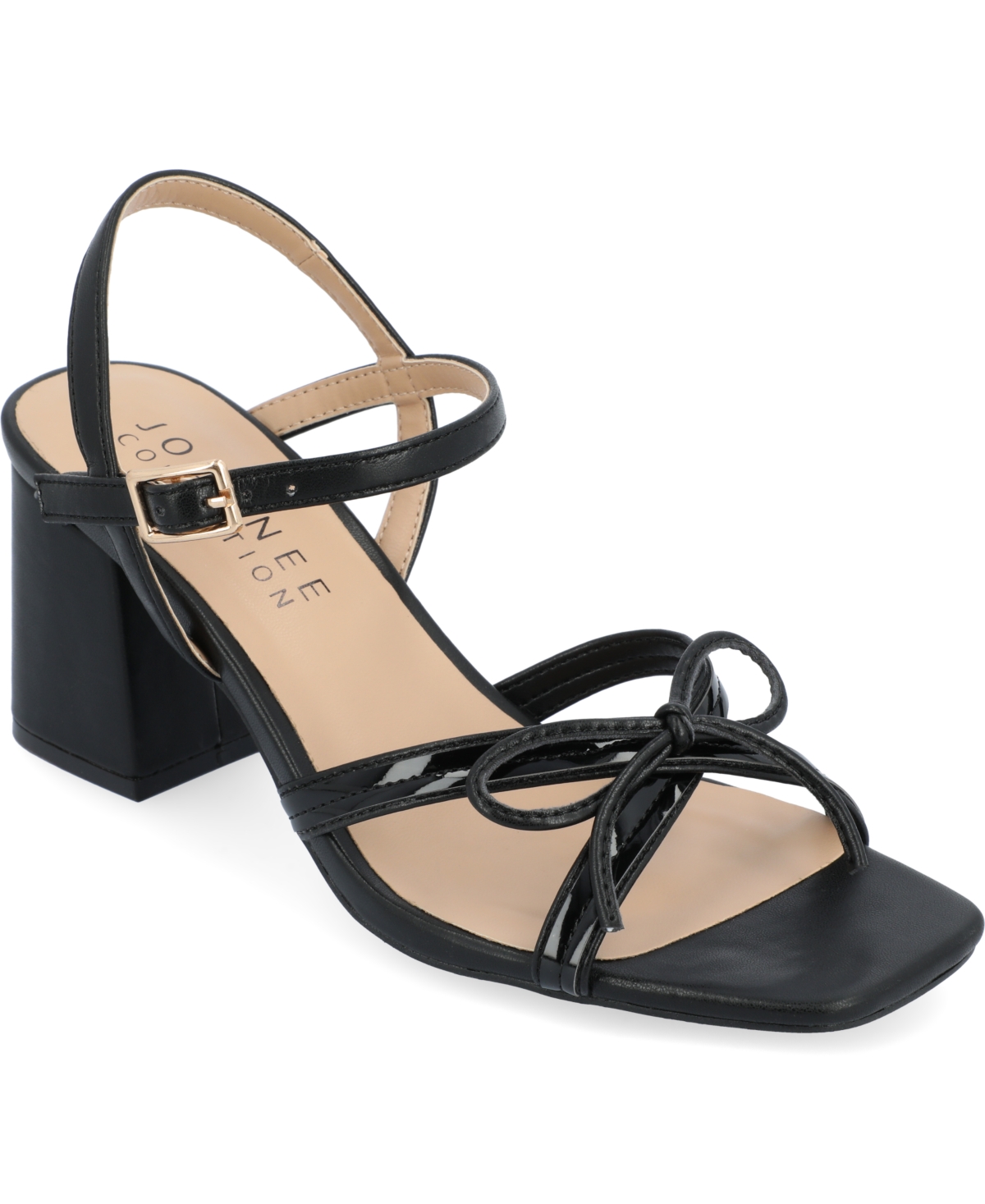 JOURNEE COLLECTION WOMEN'S ISSMIA CRISSCROSS BOW SANDALS