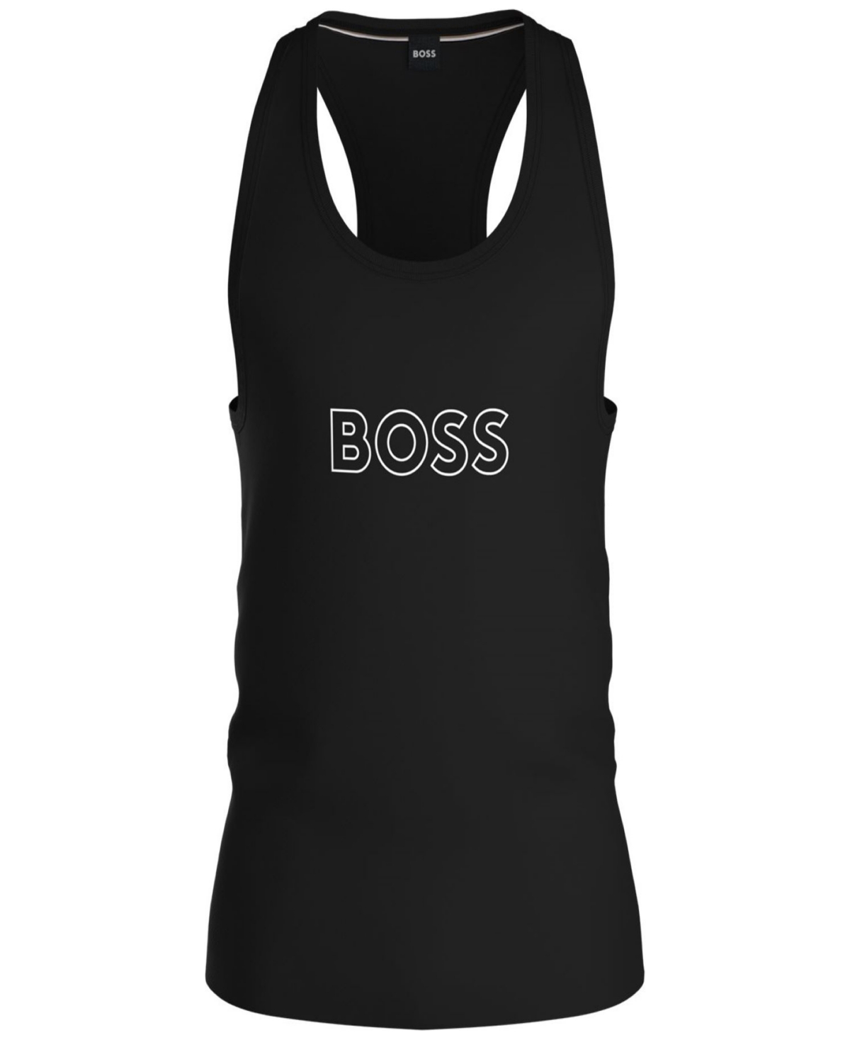 Hugo Boss Boss By  Men's Beach Logo Tank Top In Black