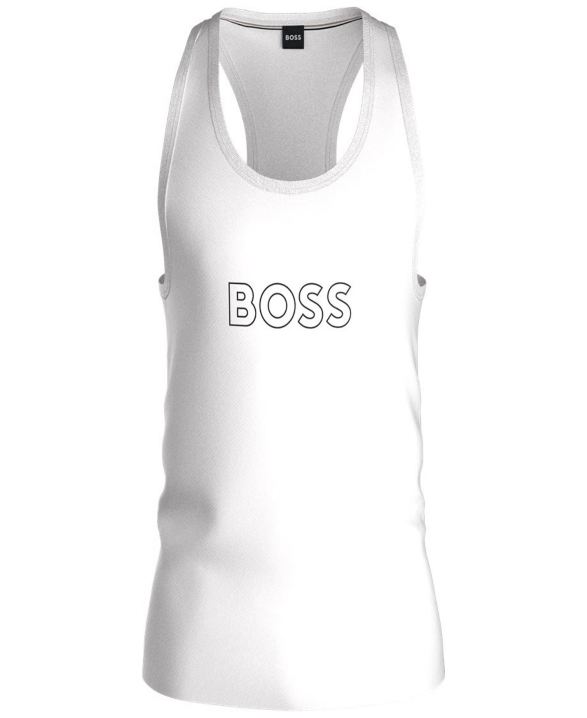 Shop Hugo Boss Boss By  Men's Beach Logo Tank Top In White