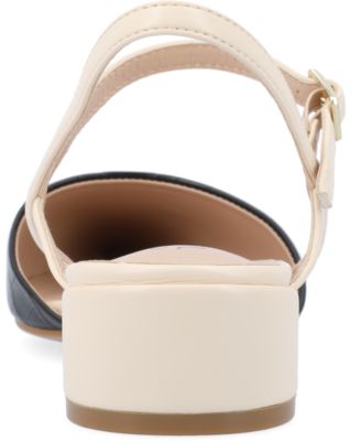 Women's Brynn Block Heel Pointed Toe Flats