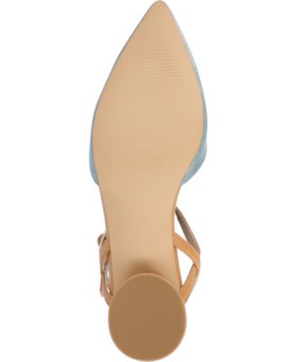 Women's Brynn Block Heel Pointed Toe Flats