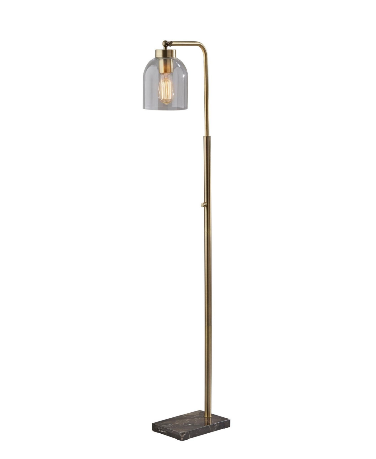 Adesso Bristol Floor Lamp In Brass