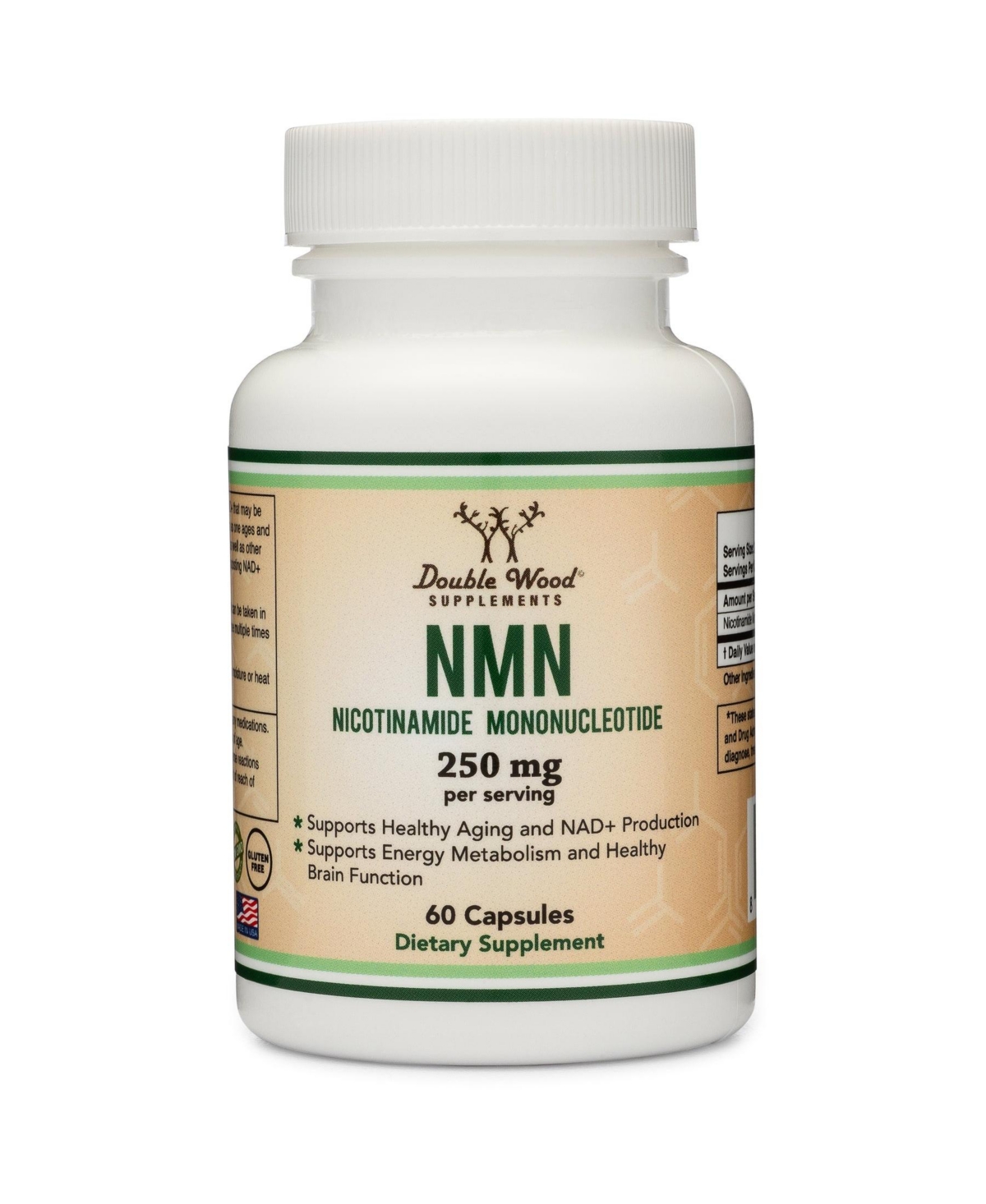 Nicotinamide Mononucleotide (Nmn) - 60 capsules, 250 mg servings