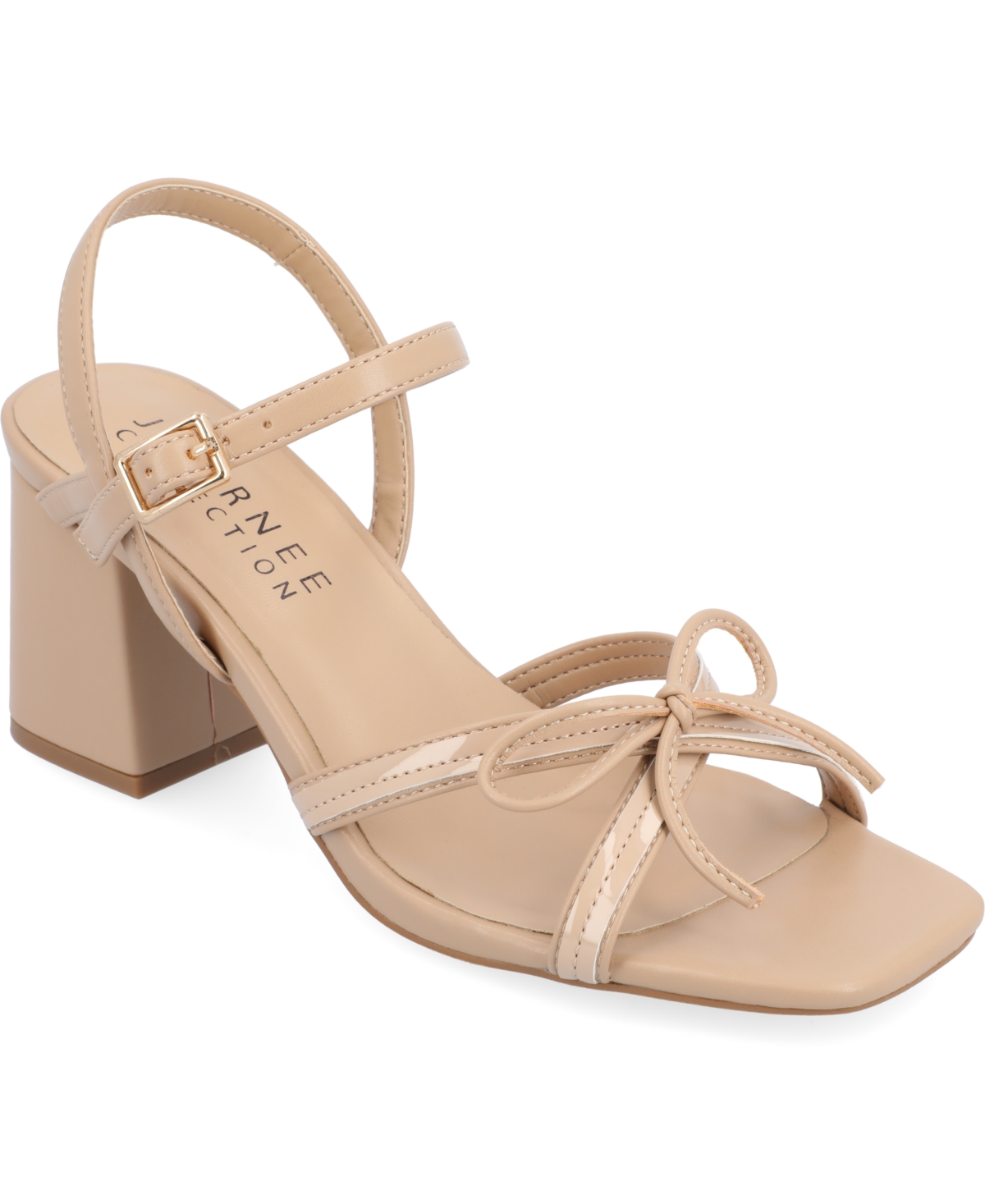 JOURNEE COLLECTION WOMEN'S ISSMIA CRISSCROSS BOW SANDALS