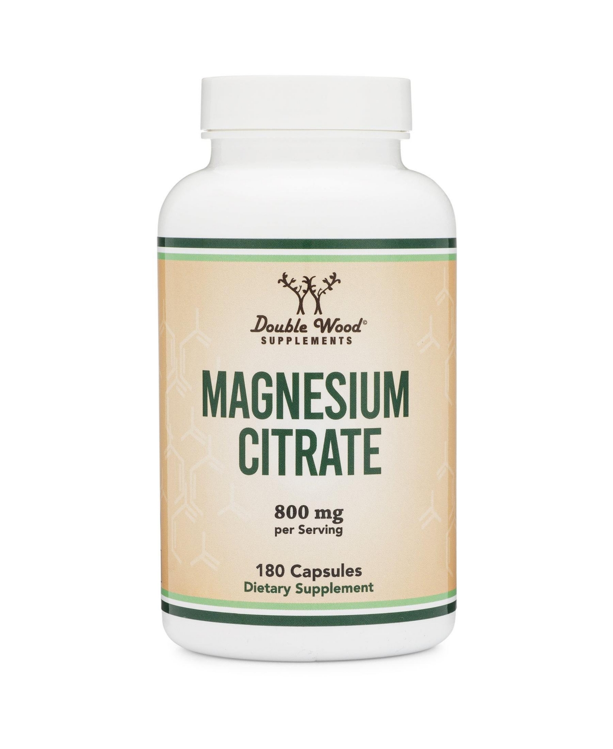 Magnesium Citrate - 180 capsules, 800 mg servings