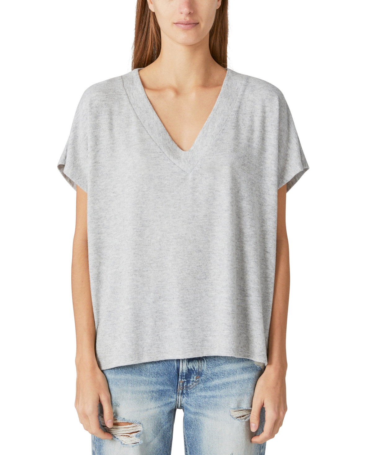 Lucky Brand Women's Cloud Jersey Dolman-Sleeve T-Shirt