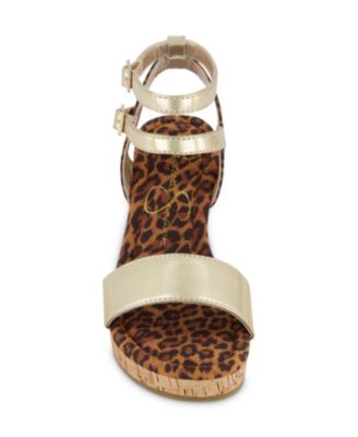 Big Girls Wedge Open Toe Sandals