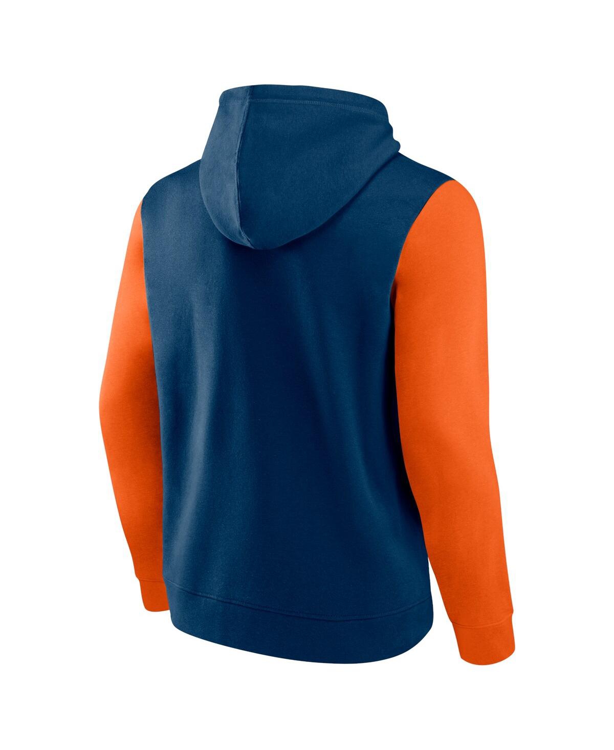 Fanatics Branded Navy Chicago Bears Extra Point Pullover Hoodie In Navy