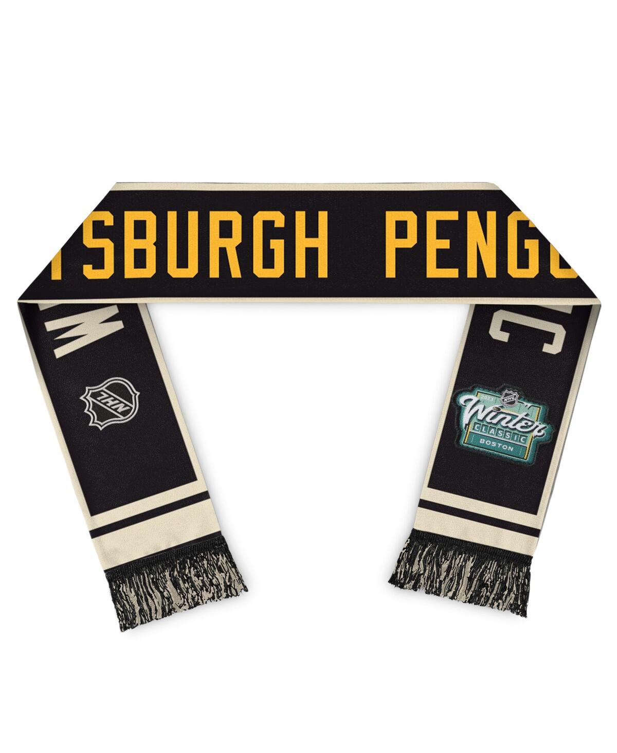 Shop Fanatics Men's And Women's  Pittsburgh Penguins 2023 Winter Classic Team Scarf In Black