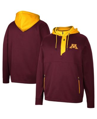 Men's Maroon Minnesota Golden Gophers Luge 3.0 Quarter-Zip Hoodie
