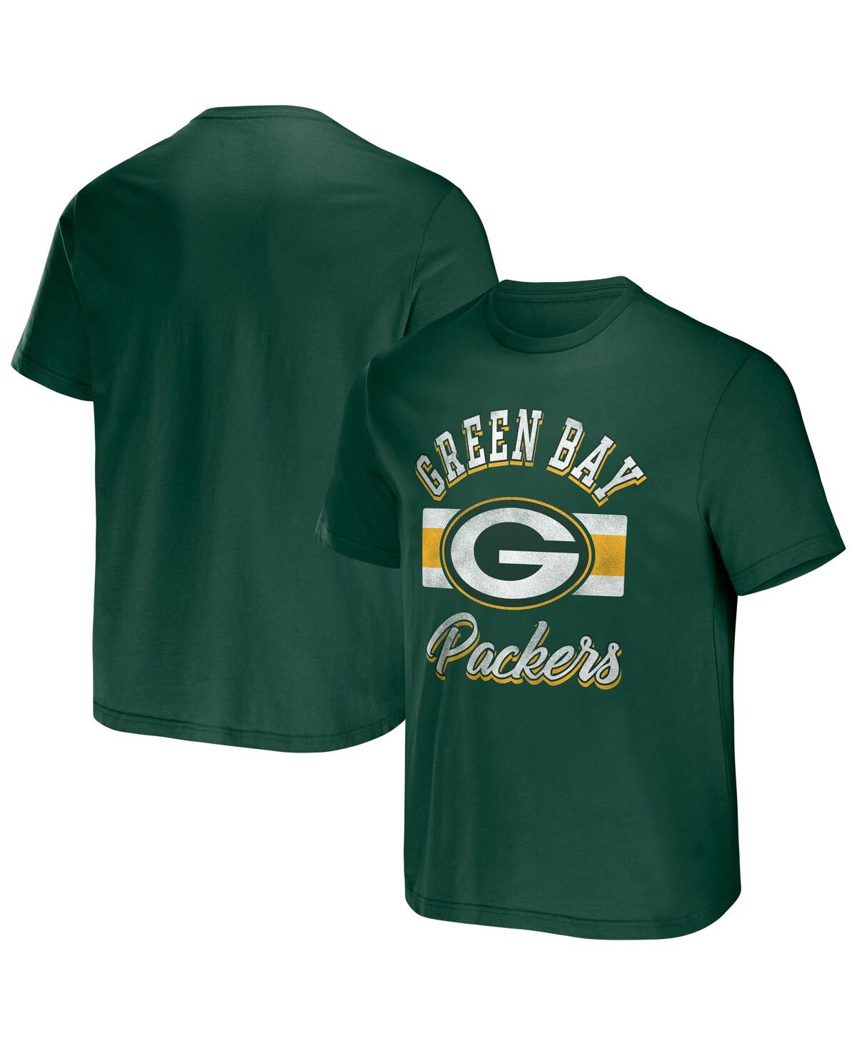 Fanatics Men's Nfl X Darius Rucker Collection By  Green Green Bay Packers Stripe T-shirt