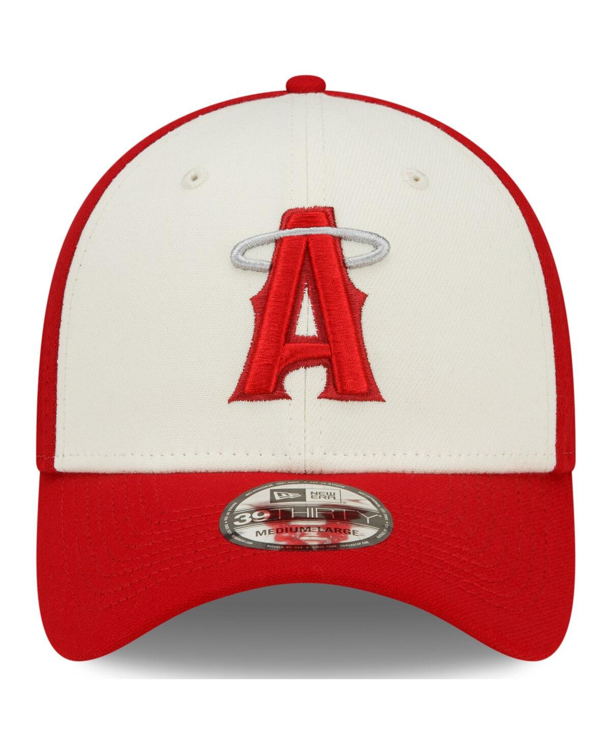 New Era Men's  Red Los Angeles Angels City Connect 9twenty Adjustable Hat In Red