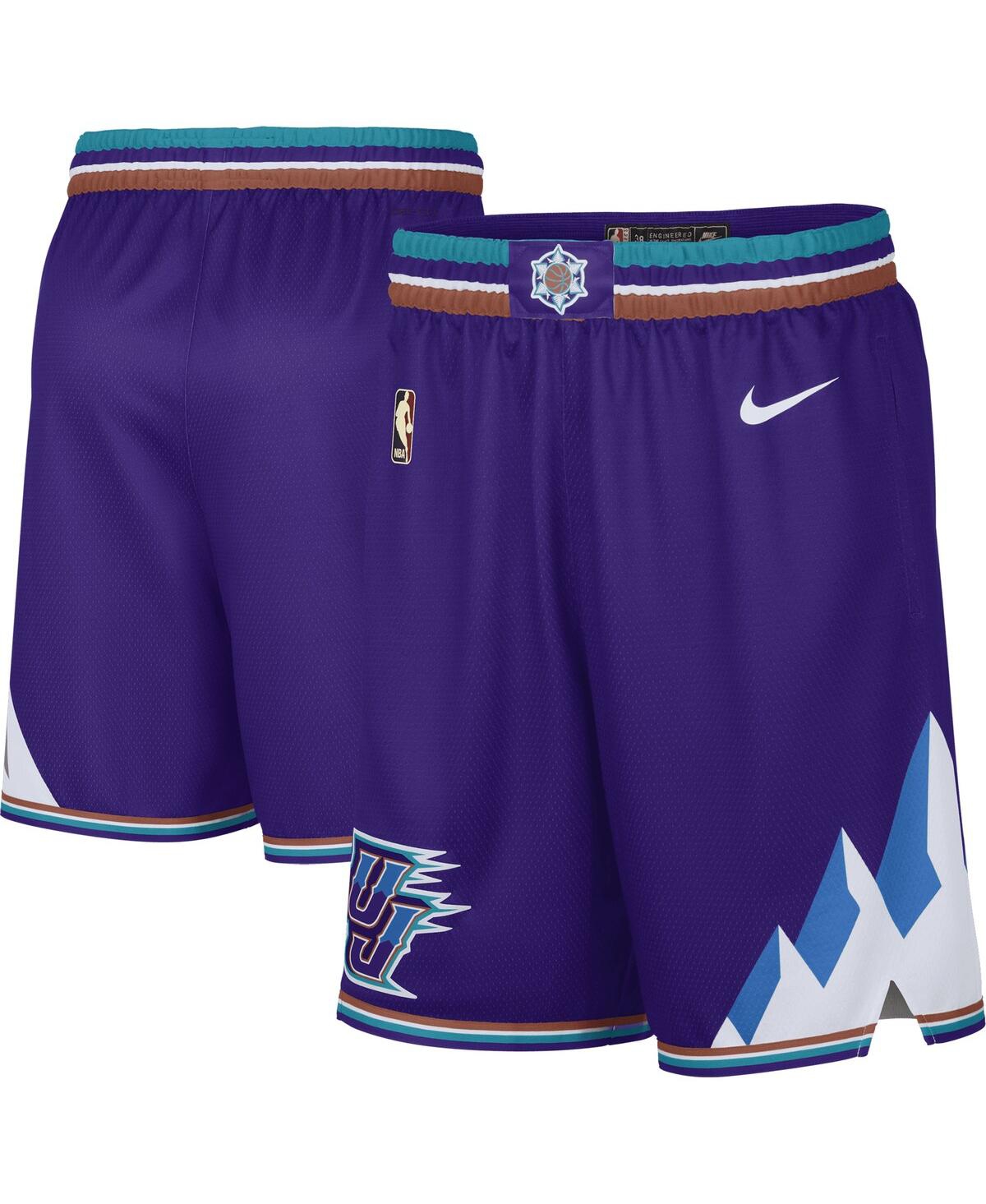 Shop Nike Men's  Purple Utah Jazz 2022/23 Classic Edition Swingman Performance Shorts