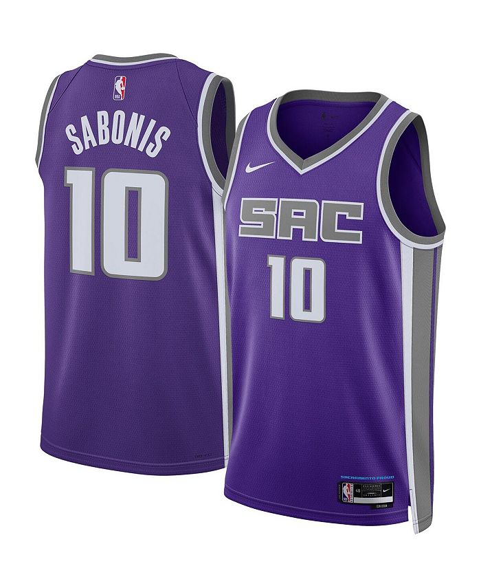 Men's Sacramento Kings Nike Purple Authentic Custom Jersey - Icon Edition