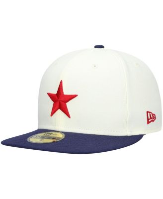 Men's White Detroit Stars Cooperstown Collection Turn Back The Clock 59FIFTY Fitted Hat