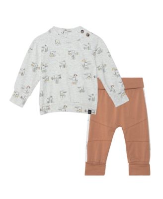 Baby Boys long-sleeved t-shirt Heather beige Baby Boys long-sleeved t-shirt Heather beige