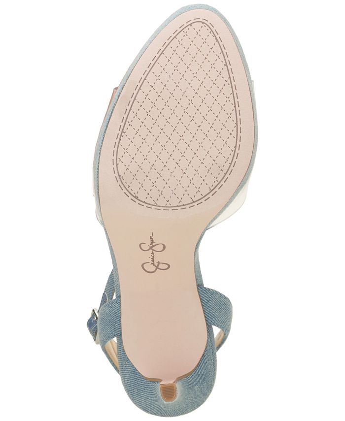 Jessica Simpson Camisha Ankle-Strap Platform Sandals - Macy's