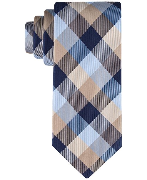 alfani Tommy Hilfiger Men's Buffalo Plaid Tartan Tie Men's Fashion & Accessories