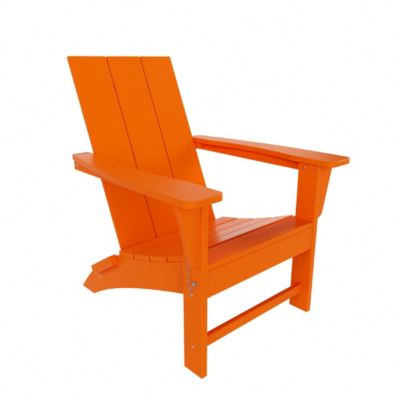 Modern Outdoor Folding Adirondack Chair (Set of 2)