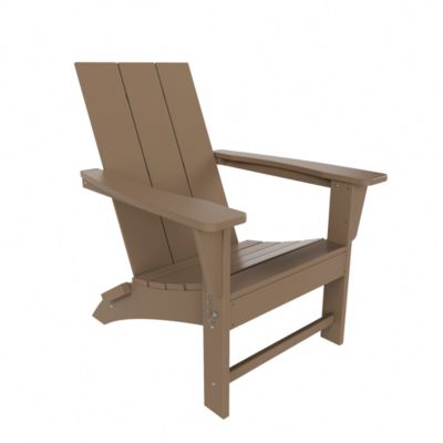 Modern Outdoor Folding Adirondack Chair (Set of 2)
