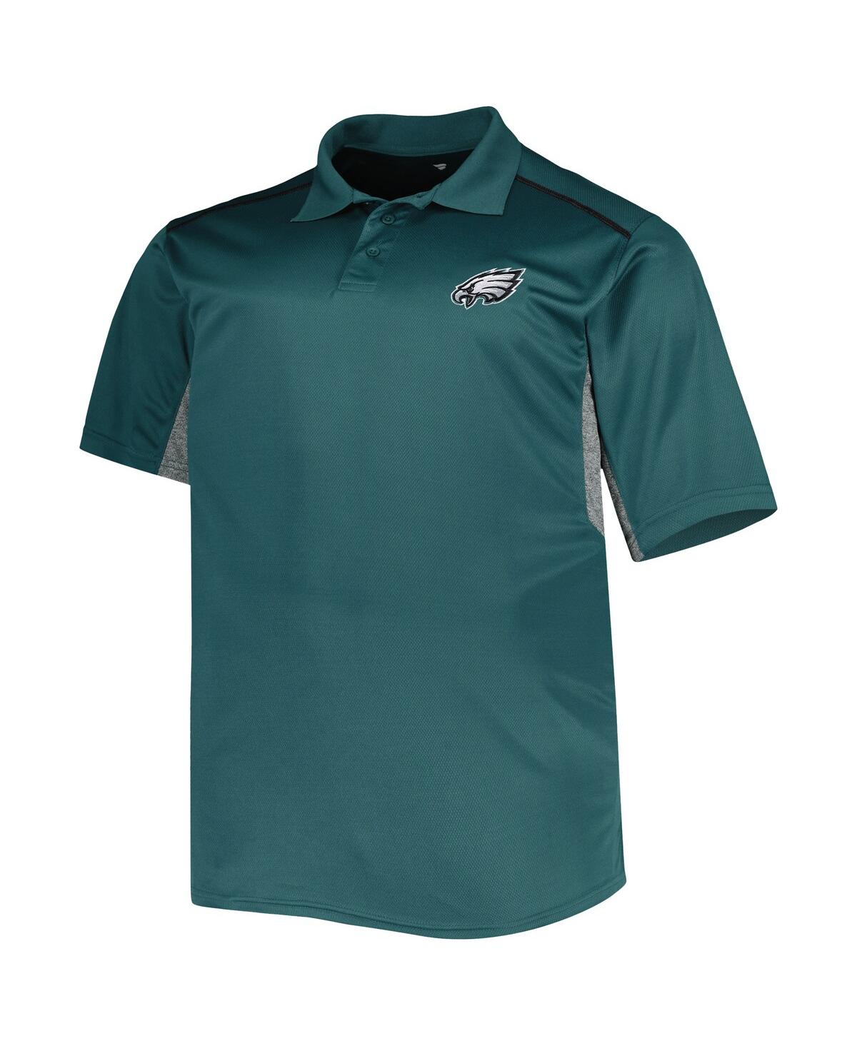 Shop Profile Men's Midnight Green Philadelphia Eagles Big And Tall Team Color Polo Shirt