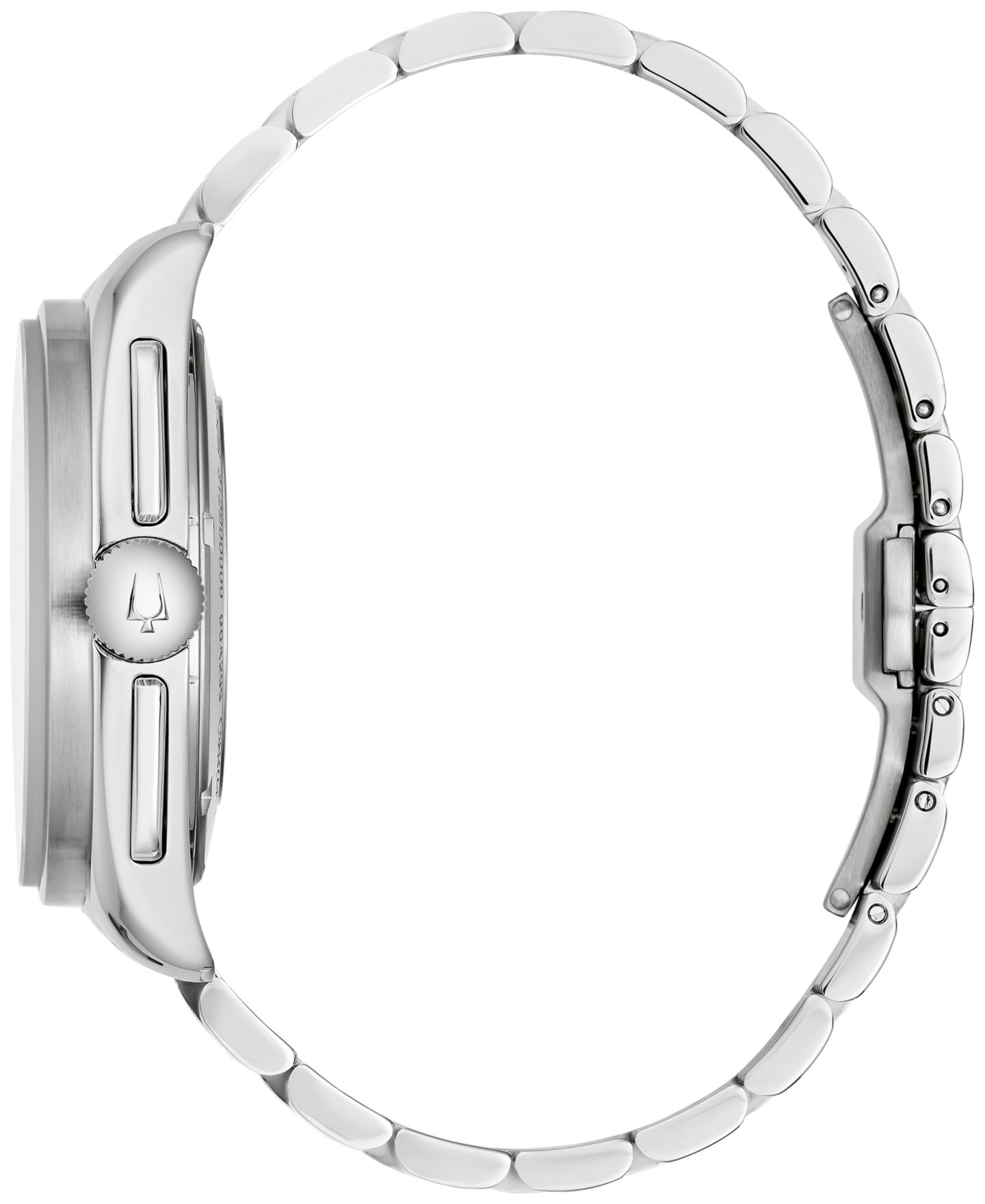 Мужские часы Bulova Chronograph Archive Lunar Pilot Stainless Steel Bracelet Watch Box Set 44mm — фото 2